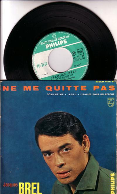 Ne Me Quitte Pas/ 1966 4 Track Ep With Covder