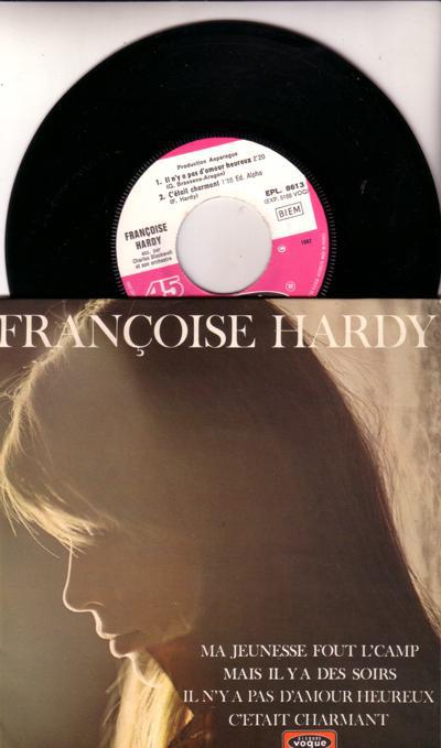 Francoise Hardy/ French 1967 4 Ep With Cover