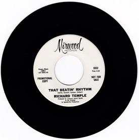 Richard Temple - That Beatin' Rhythm / Could It Be - Mirwood 5532 Promo
