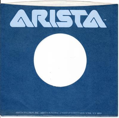 Image for Arista Sleeve For Usa 45s 1980 Onwards/ Original Usa Sleeve 1980  On