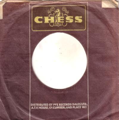 Chess Sleeve For Uk 45 1964 - 1969/ Original Uk Company Sleeve