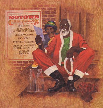 Motown Christmas Album/ 1980 Uk Press Textured Sleeve