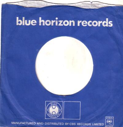 Blue Horizon Uk Company Sleeve 1968 -72/ Original Compsany Sleeve