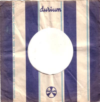 Durium Sleeve - Original Uk 60s/ 1960 Pye Distributed Uk Sleeve