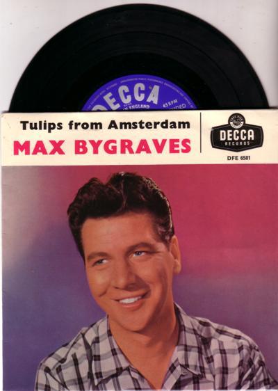 Tulips From Amsterdam/ 1958 Uk 4 Track Ep With Cover