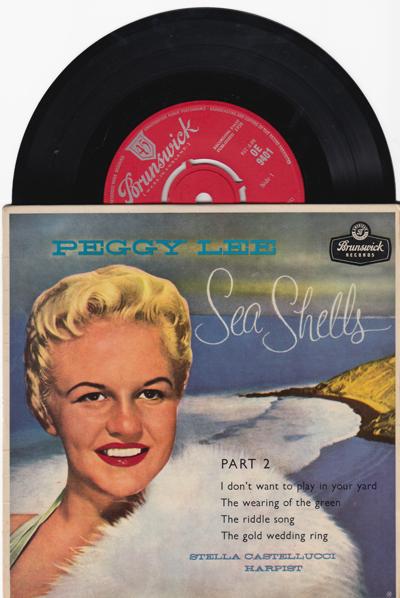 Sea Shells Part 2/ 1958 Uk 4 Track Ep With Cover