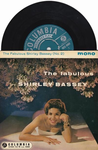 The Fabulous Shirley Bassey No. 2/ 1960 Uk 4 Track Ep With Cover