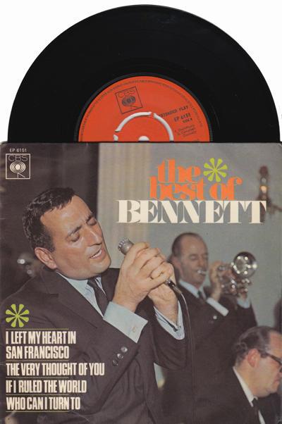 The Best Of Bennett/ 1966 Uk 4 Track Ep With Cover
