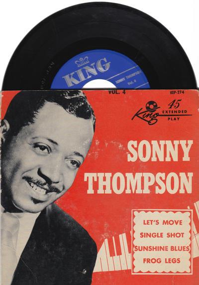 Sonny Thompson - Volume 4/ 1954 4 Track Ep With Cover
