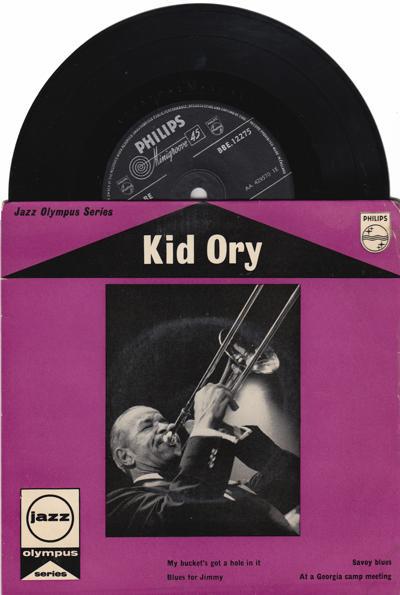 Kid Ory/ 1959 Uk 4 Track Ep With Cover