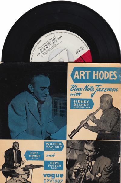 Art Hodes And His Blue Note Jazz Men/ Rare Uk 4 Track Ep With Cover