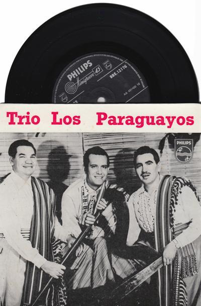Trio Los Paraguayos/ 1959 Uk 4 Track Ep With Cover