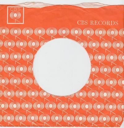 Uk Cbs Sleeve 1966 - 1968/ Original Cbs Uk Company Sleeve