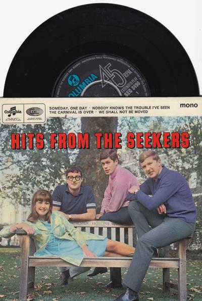 Hits From The Seekers/ 1966 Uk 4 Track Ep With Cover