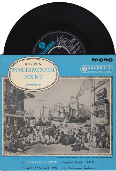 Overture - Portsmouth Point/ 1963 Uk 4 Track Ep With Cover