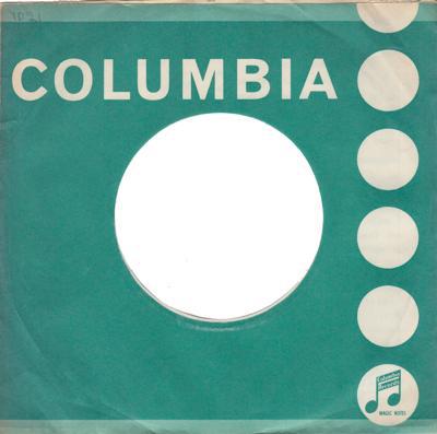 Columbia Uk Original Sleeve 1963 To 1966/ Matches 1963 Black Label To 66