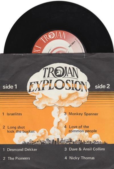 Trojan Explosion/ 1970 Uk 4 Track Ep With Cover