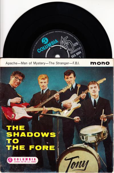 Shadows To The Fore/ 1961 Uk 4 Track Ep With Cover