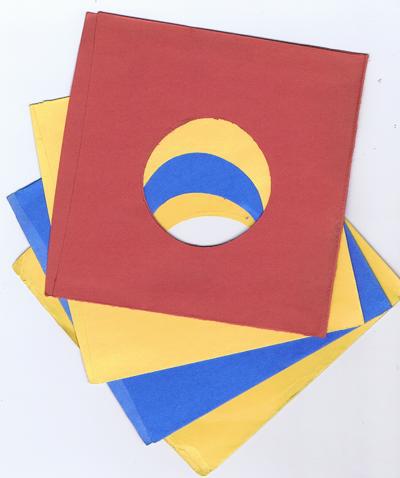 25x 60s Mix Color Grainy Card Sleeves/ Various Colours 60s Sleeves