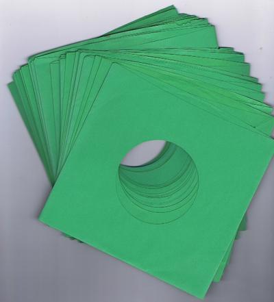 25x70s  Radio Station Thick Paper Green/ Filed Numbered Radio Station