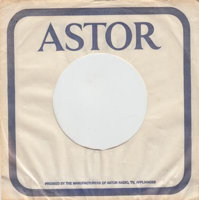 Australian 1960's/ Astor Company Sleeve