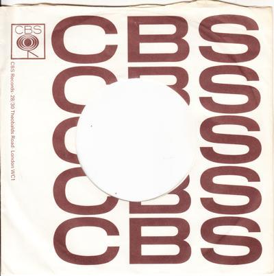 Cbs Uk Sleeve 1968 - 70/ Original Company Sleeve 68-70