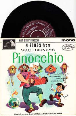 Image for Walt Disney Presents Pinocchio/ 1962 Uk 4 Track Ep With Cover