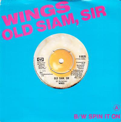 Old Siam Sir/ Spin It On