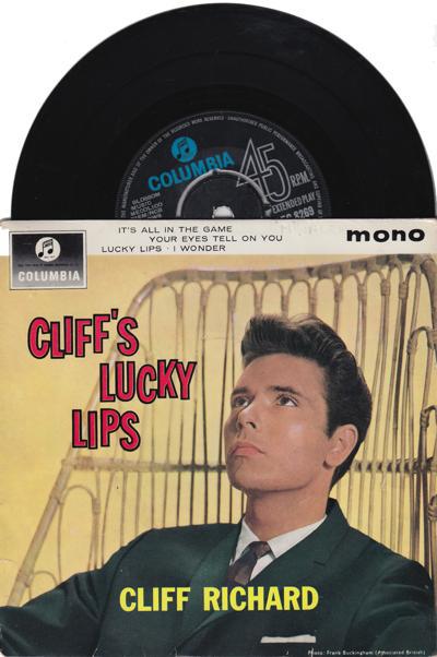 Cliff's Lucky Lips/ 1963 Uk 4 Trackl Ep With Cover