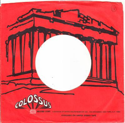 Colossus Usa Company Sleeve/ 1969 To 71