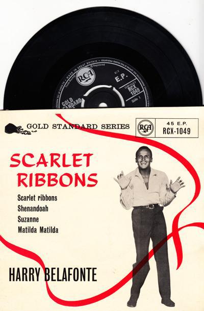 Scarlet Ribbons/ 1957 Uk 4 Track Ep With Cover
