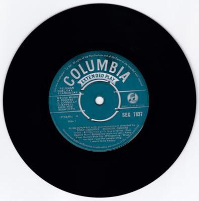 Image for Musical Chairs And Palias Glide/ 1958 Uk Ep