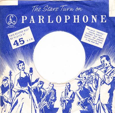 Parlophone Sleeve Uk For 1957 - 1960/ Original Company Sleeve