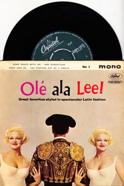 Ole Ala Lee/ 1961 Uk 4 Track Ep With Cover