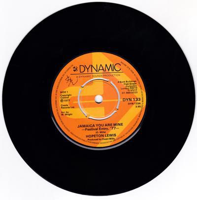 Jamaica You Are Mine/ Version
