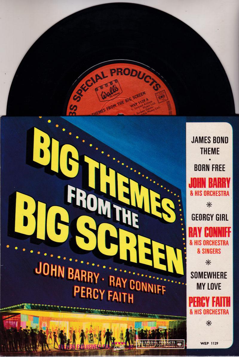 Big Theme From The Big Screen/ 1967 4 Track Ep With Cover