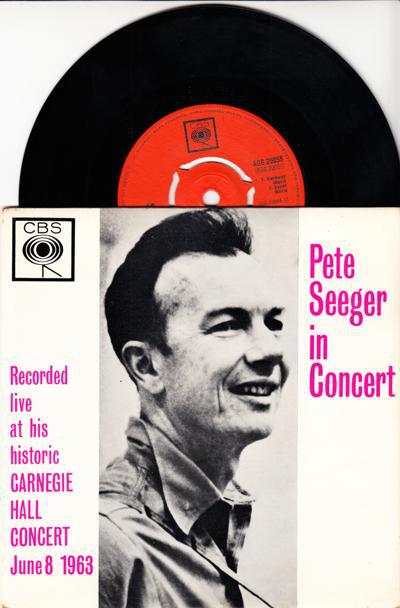 In Concert/ 1963 Uk 4 Track Ep With Cover