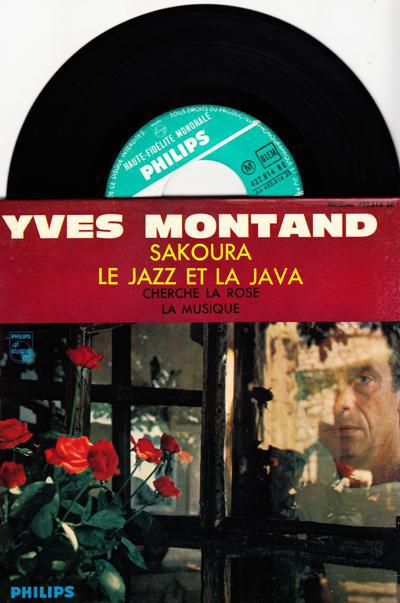 Yves Montand/ 1962 4 Track French Ep With Cv