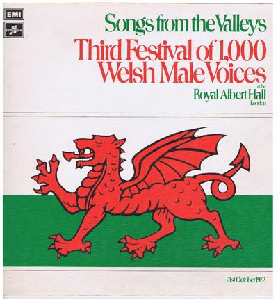 Songs From The Valleys/ 1972 Uk Stereo Press