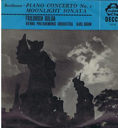 Beethoven Piano Concerto No 1 Moonlight/ 1960 Uk Press