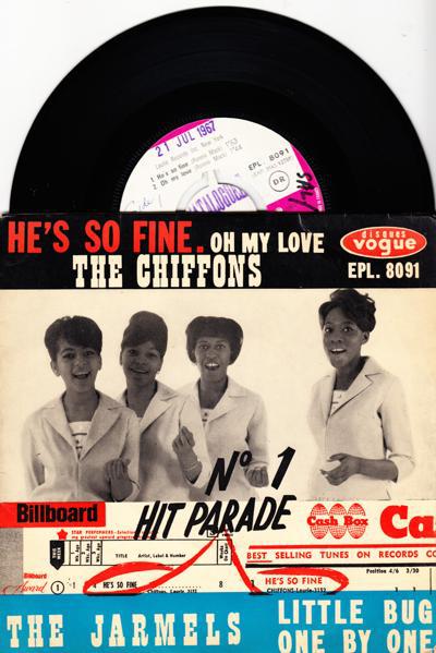He's So Fine/ 4ttrack 63 French Ep With Cvr