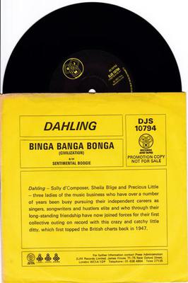 Image for Binga Banga Bonga (civilization)/ Sentimental Boogie