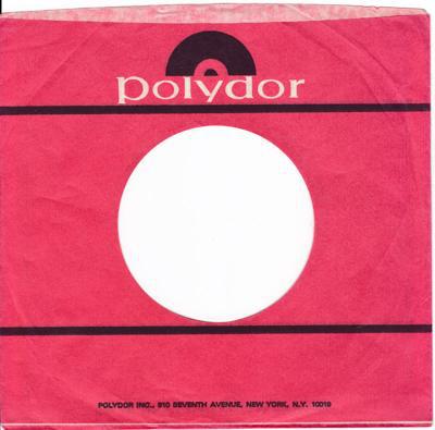 Usa Polydor Sleeve 1967 - 72/ Original Company Sleeve