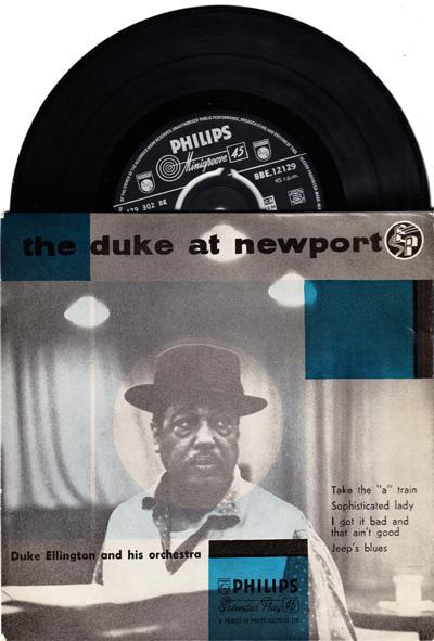 The Duke At Newport/ 1956 Uk 4 Track Ep With Cover