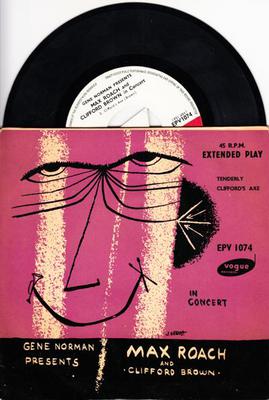 Image for Max Roach - Clifford Brown In Concert 1/ 1955 Uk Ep With Cover