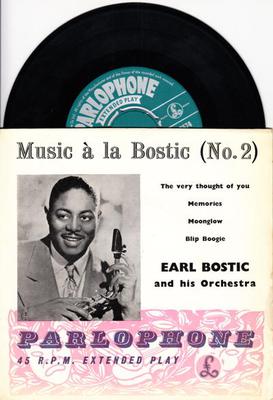 Image for Music A La Bostic No. 2/ 1953 Uk 4 Track Ep With Cover