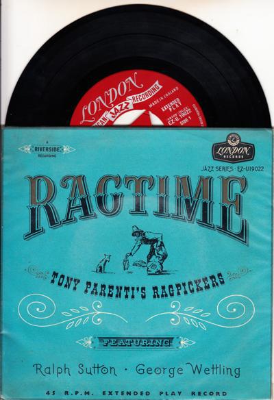 Ragtime/ 1955 4 Track Uk Ep With Cover