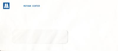 Image for Motown Center - Window Envelope/ Genuine Motown Office Envelope