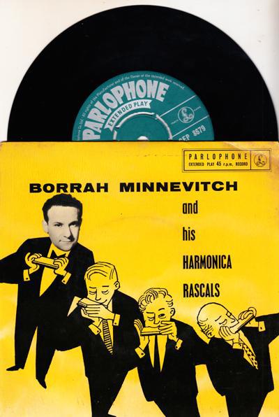 Borrah Minevitch/ 1957 Uk 4 Track Ep With Cover