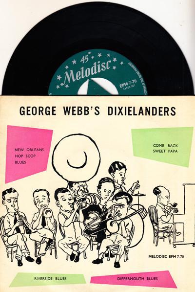 The Origins Of Traditional Jazz/ 1956 Uk 4 Track Ep With Cover